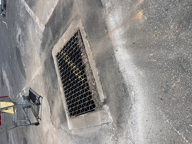 Pothole Repair at Winn-Dixie in Panama City, FL by Parking Lot Maintenance of the Panhandle